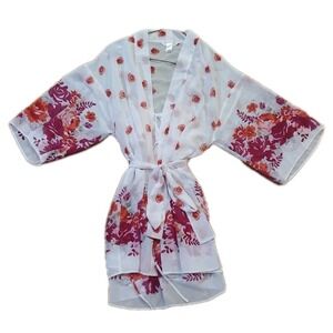 Flora By Flora Nikrooz Chemise Lingerie Nightgown and Robe Size Medium Peignoir